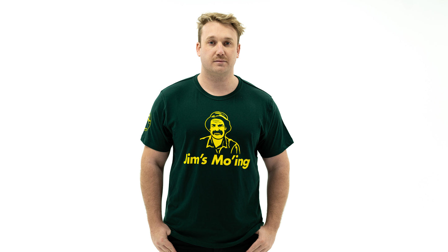 Jim’s Mo’ing Green T-Shirt