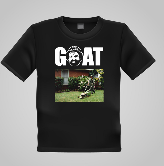 Jim’s ‘GOAT’ of Mowing T-Shirt (Unisex)